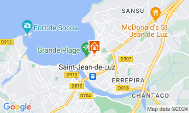 Map Saint Jean de Luz Apartment 89774