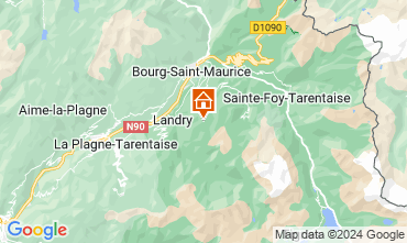 Map Les Arcs Apartment 330