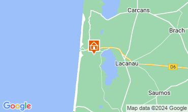 Map Lacanau Villa 123417